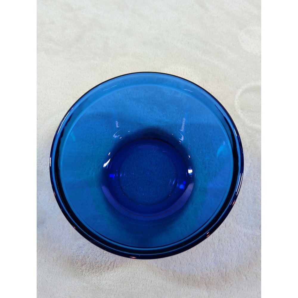 Anchor Hocking Cobalt Blue Glass Mixing Bowls 1.5 Qt Set of 4 Made in USA - Picture 6 of 8